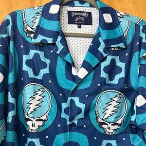 Grateful Dead Blue Graphic Men's Shirt